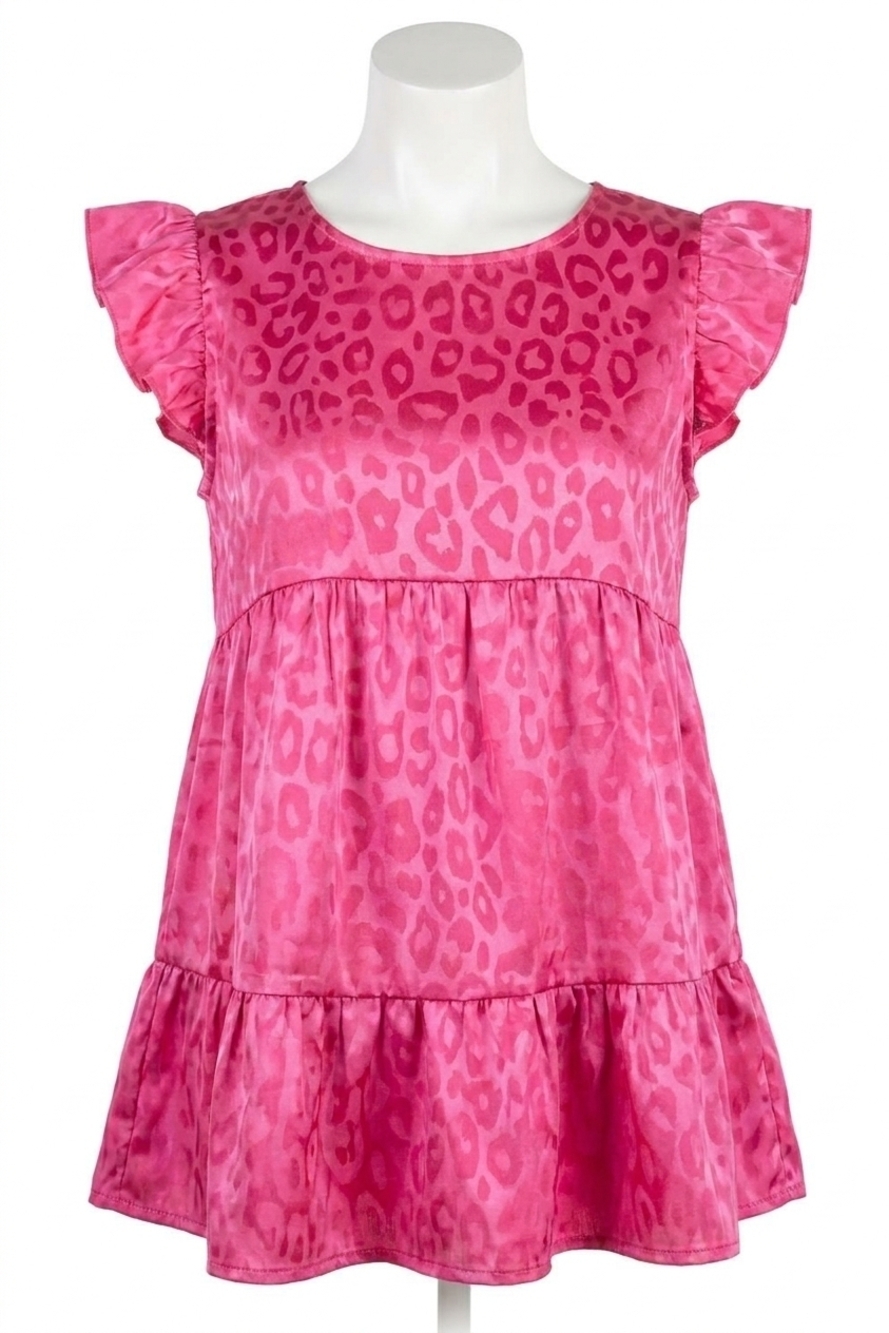NEW AND THE WHY thanks to you blouse in hot pink